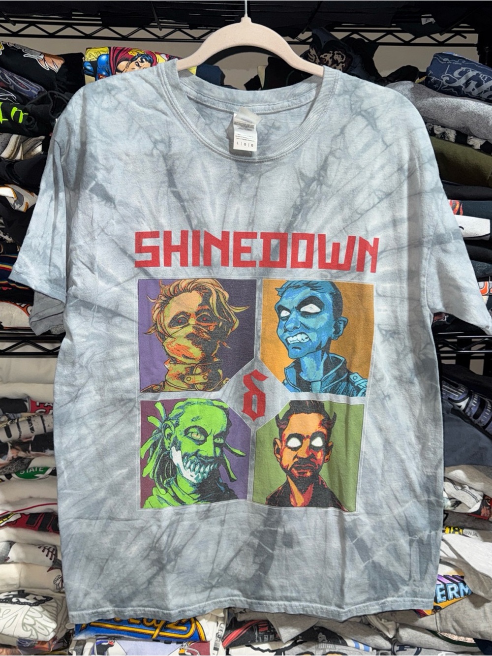 2022 Shinedown My Monsters Are Real Tour Shirt Size Large